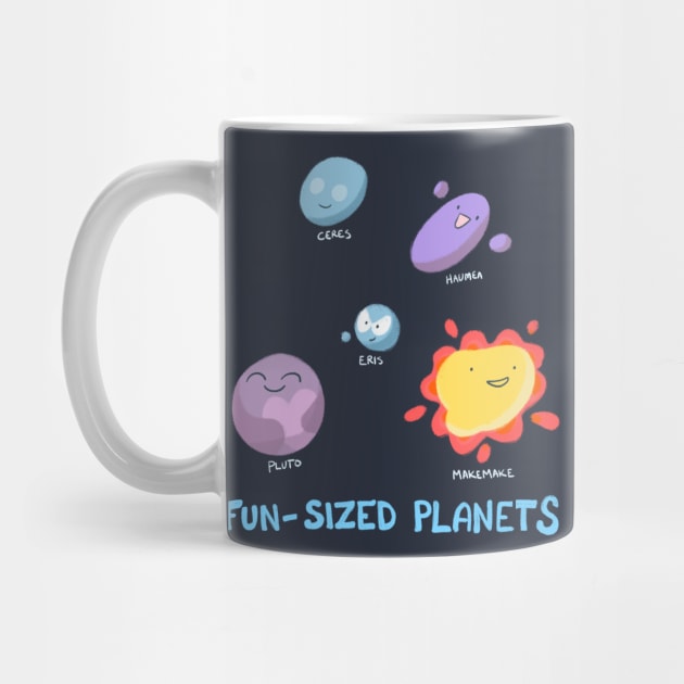 Fun-Sized Dwarf Planets by cartoonowl